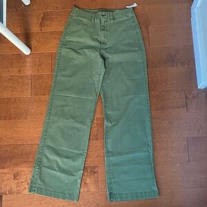 GAP Green Wide Leg Pants